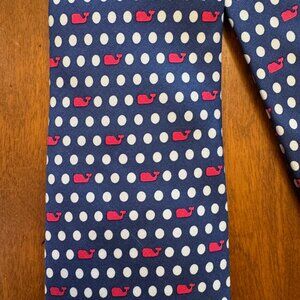 Vineyard Vines Silk Tie - Whales and Polka Dots